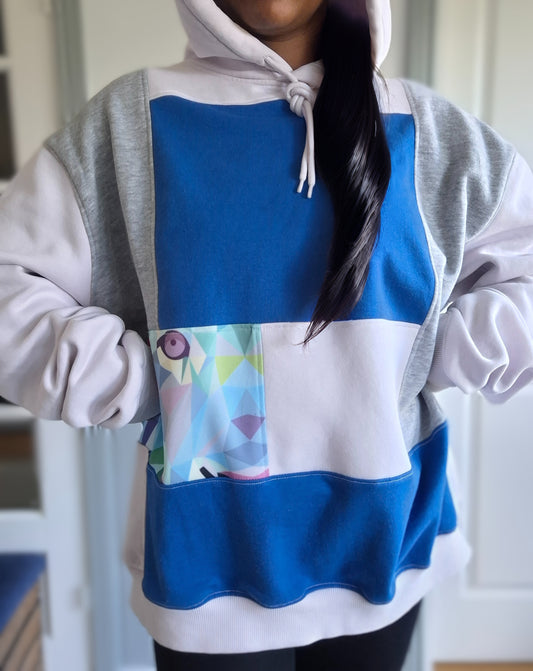 Rekomoda Oversized Hoodie Djur Storlek M