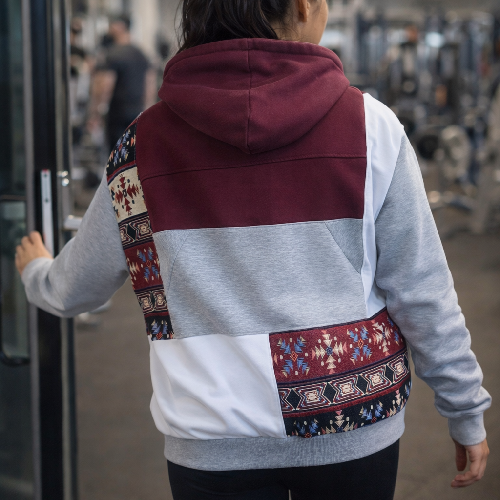 Rekomoda Hoodie Flerfärgad 1985 Bomull Oversized Storlek S