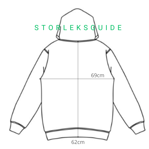 Rekomoda Oversized Hoodie Blommig Bomull Joy Storlek M